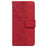 For Samsung Galaxy S25+ Case Geometry Pattern Leather Wallet Phone Cover - Red - 6