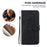 For TECNO Spark 30C 4G Case Lily Flower Imprint Leather Phone Cover with Stand - Black - 5