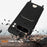 For Google Pixel 8 Pro Case Liquid Silicone Card Holder Phone Back Cover with Lanyard - Black - 3