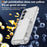 For Samsung Galaxy S25 Clear Case PC+TPU Phone Cover Card Holder Kickstand - Transparent - 7