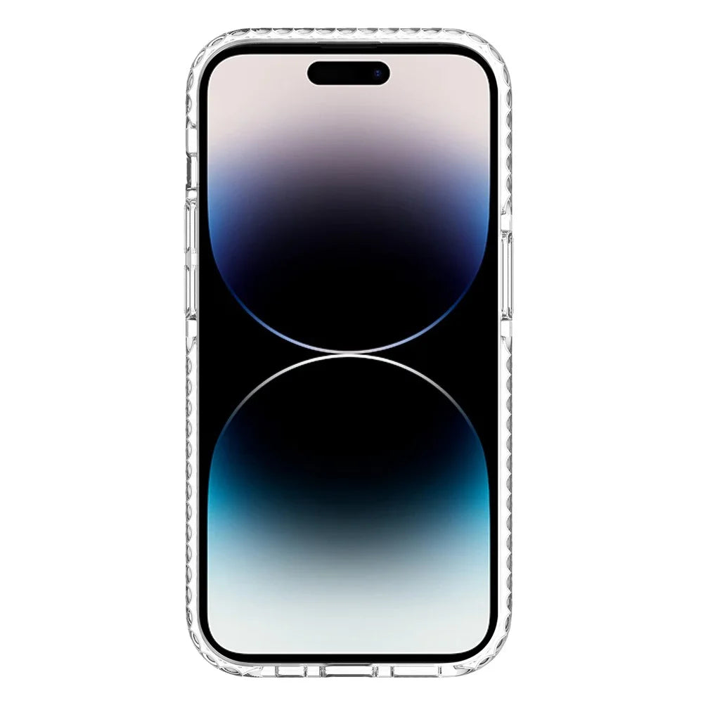 Cell Phone Case for iPhone 14 Pro, HD Clear Plastic+TPU Phone Back Cover Raised Lip Protection Hard Phone Shell - 3