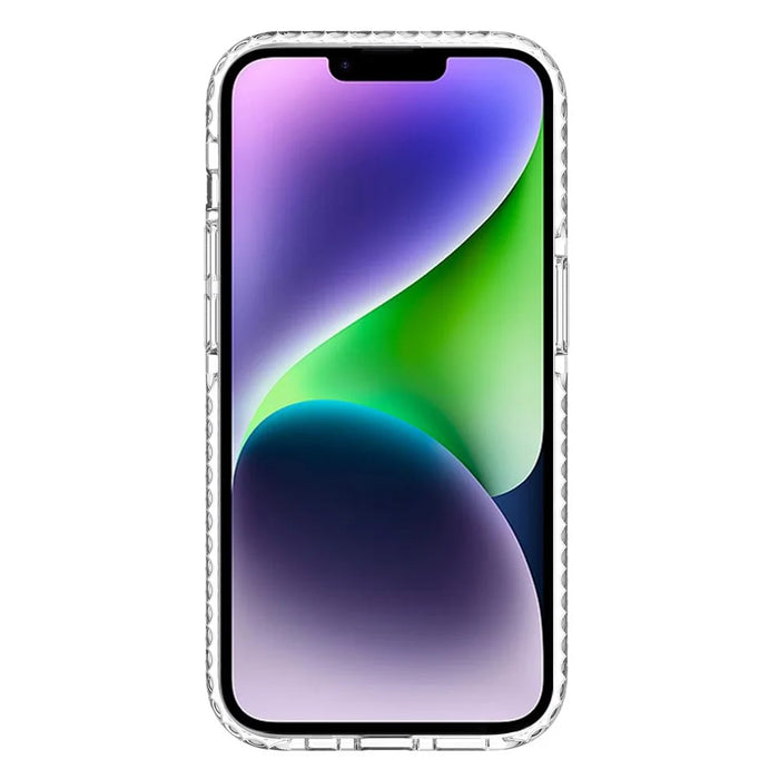 For iPhone 14 Plus Shockproof Plastic+TPU Crystal Clear Phone Back Shell Drop Protection Anti-slip Phone Case - 3