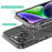 For iPhone 14 Plus Shockproof Plastic+TPU Crystal Clear Phone Back Shell Drop Protection Anti-slip Phone Case - 4