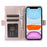 For iPhone 11 6.1 inch Zipper Pocket Design Litchi Texture Phone Case, PU Leather Flip Cover Foldable Stand Wallet with Strap - Red - 2