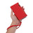 For iPhone 11 6.1 inch Zipper Pocket Design Litchi Texture Phone Case, PU Leather Flip Cover Foldable Stand Wallet with Strap - Red - 5