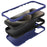 GW03 For iPhone 16 Case TPU + PC Phone Cover Dual Layer Shockproof - Navy Blue - 1