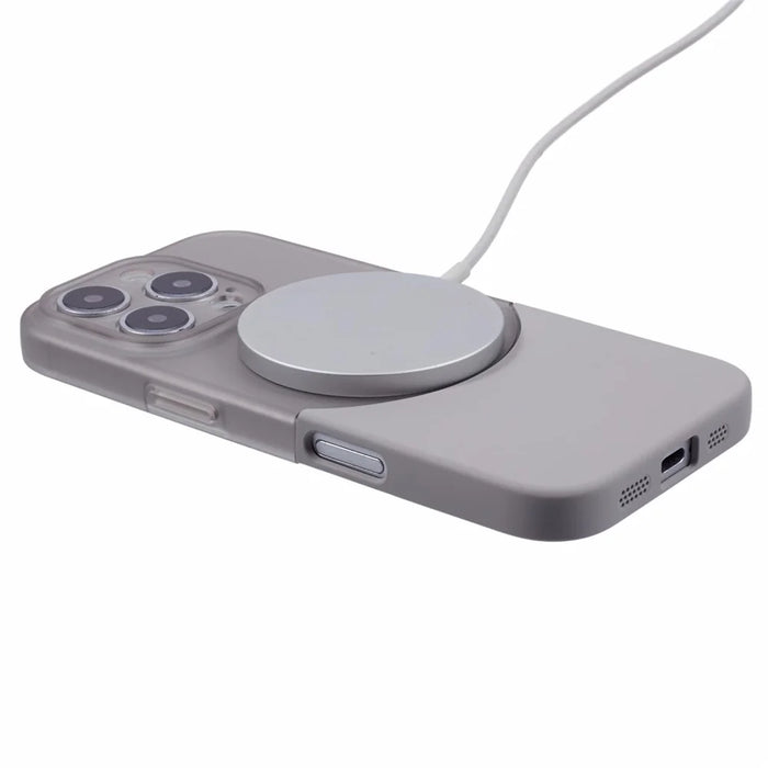 X-LEVEL For iPhone 16 Pro Max Case Compatible with MagSafe Matte Anti-Drop PC Phone Cover - Grey - 4