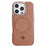 KIGC For iPhone 16 Pro Max Case Compatible with MagSafe PC+TPU+PU Electroplating Phone Cover - Titanium Gold - 3