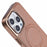 KIGC For iPhone 16 Pro Max Case Compatible with MagSafe PC+TPU+PU Electroplating Phone Cover - Titanium Gold - 7