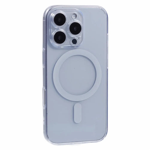 JAUCASE For iPhone 16 Pro Max Case Compatible with MagSafe PC+TPU Crystal Clear Phone Cover - 1
