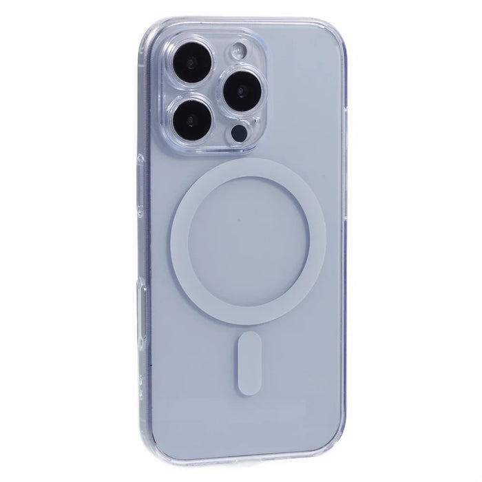 JAUCASE For iPhone 16 Pro Max Case Compatible with MagSafe PC+TPU Crystal Clear Phone Cover - 1