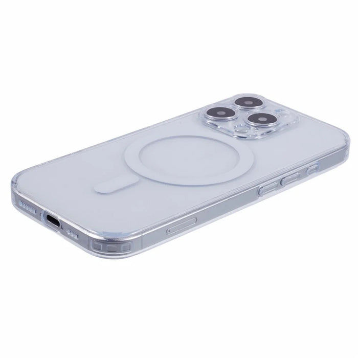 JAUCASE For iPhone 16 Pro Max Case Compatible with MagSafe PC+TPU Crystal Clear Phone Cover - 5