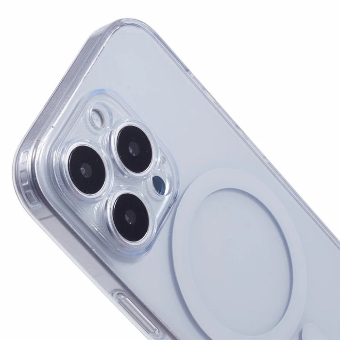 JAUCASE For iPhone 16 Pro Max Case Compatible with MagSafe PC+TPU Crystal Clear Phone Cover - 6
