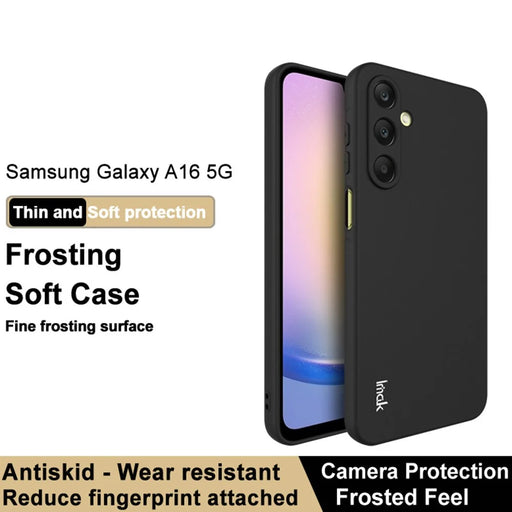 IMAK UC-3 Series for Samsung Galaxy A16 4G / 5G Case Matte Anti-Fingerprint Soft TPU Cover - 2