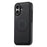 DENIOR For iPhone 16 Case Compatible with MagSafe Carbon Fiber Texture Leather Back Cover - Black - 1