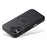 DENIOR For iPhone 16 Case Compatible with MagSafe Carbon Fiber Texture Leather Back Cover - Black - 3