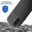 For iPhone 16 Plus Case Silicone+Metal Phone Cover with Tempered Glass Screen Protector - Black - 4