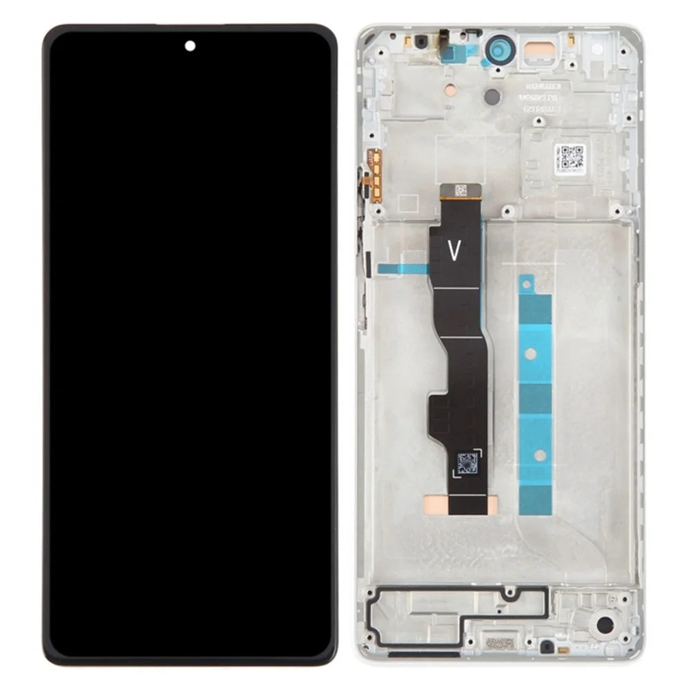 For Xiaomi Redmi Note 13 5G Grade C LCD Screen and Digitizer Assembly + Frame Part (TFT Technology) (Without Logo) - Dark Blue - 1