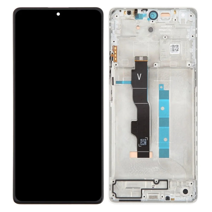 For Xiaomi Redmi Note 13 5G Grade C LCD Screen and Digitizer Assembly + Frame Part (TFT Technology) (Without Logo) - Dark Blue - 1
