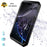 For iPhone 16 Pro Case Silicone+Metal Phone Cover with Tempered Glass Screen Protector - Black - 5