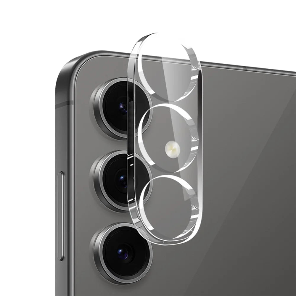 NORTHJO For Samsung Galaxy S25+ TPU Phone Case+Tempered Glass Film+Camera Lens Protector (Support Fingerprint Unlock) - 2
