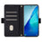 For Google Pixel 8a Leather Wallet Case RFID Blocking Stand Cover with Hand Strap - Black - 2