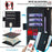 For Google Pixel 8a Leather Wallet Case RFID Blocking Stand Cover with Hand Strap - Black - 5