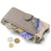 For Samsung Galaxy S23 FE Leather Case Wallet Stand Cover Irregular Tail Style with Chain Strap - Grey - 4