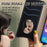 For Samsung Galaxy S23 Ultra Leather Case Wallet Stand Cover Irregular Tail Style with Chain Strap - Black - 5