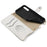 For Sony Xperia 1 IV 5G Leather Case Wallet Stand Cover Irregular Tail Style with Chain Strap - White - 6