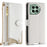 For OnePlus Ace 3 Pro 5G Leather Case Wallet Stand Cover Irregular Tail Style with Chain Strap - White - 1