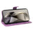 For Samsung Galaxy S25 Ultra Case Leather Geometric Line Wallet Phone Cover with Wrist Strap - Light Purple - 3