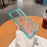 For iPhone 16 Pro Max Case Detachable 2-in-1 TPU+PC Clear Drop-Proof Phone Cover - Mint Green - 2