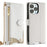 For iPhone 16 Pro Leather Case Wallet Stand Cover Irregular Tail Style with Chain Strap - White - 1