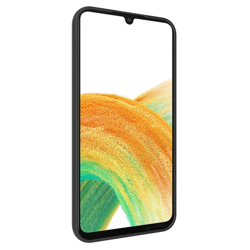 10Pcs / Pack For Samsung Galaxy A34 5G Case Anti-Fingerprint Soft TPU Protective Cover - Black - 5