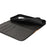 For iPhone 16 Case Calf Texture 3 Card Slots Color Splicing Leather Phone Cover - Black+Yellow - 5