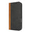 For iPhone 16 Case Calf Texture 3 Card Slots Color Splicing Leather Phone Cover - Black+Yellow - 6