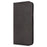 For Samsung Galaxy A16 5G / 4G Case PU Leather Calf Textured Magnetic Closing Smart Phone Cover - Black - 6