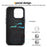 For iPhone 16 Pro Max PU Leather Back Case Card Holder Kickstand Phone Cover with Wrist Strap - Black - 4