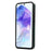 For Samsung Galaxy A34 5G PU Leather Back Case Card Holder Kickstand Phone Cover with Wrist Strap - Green - 6