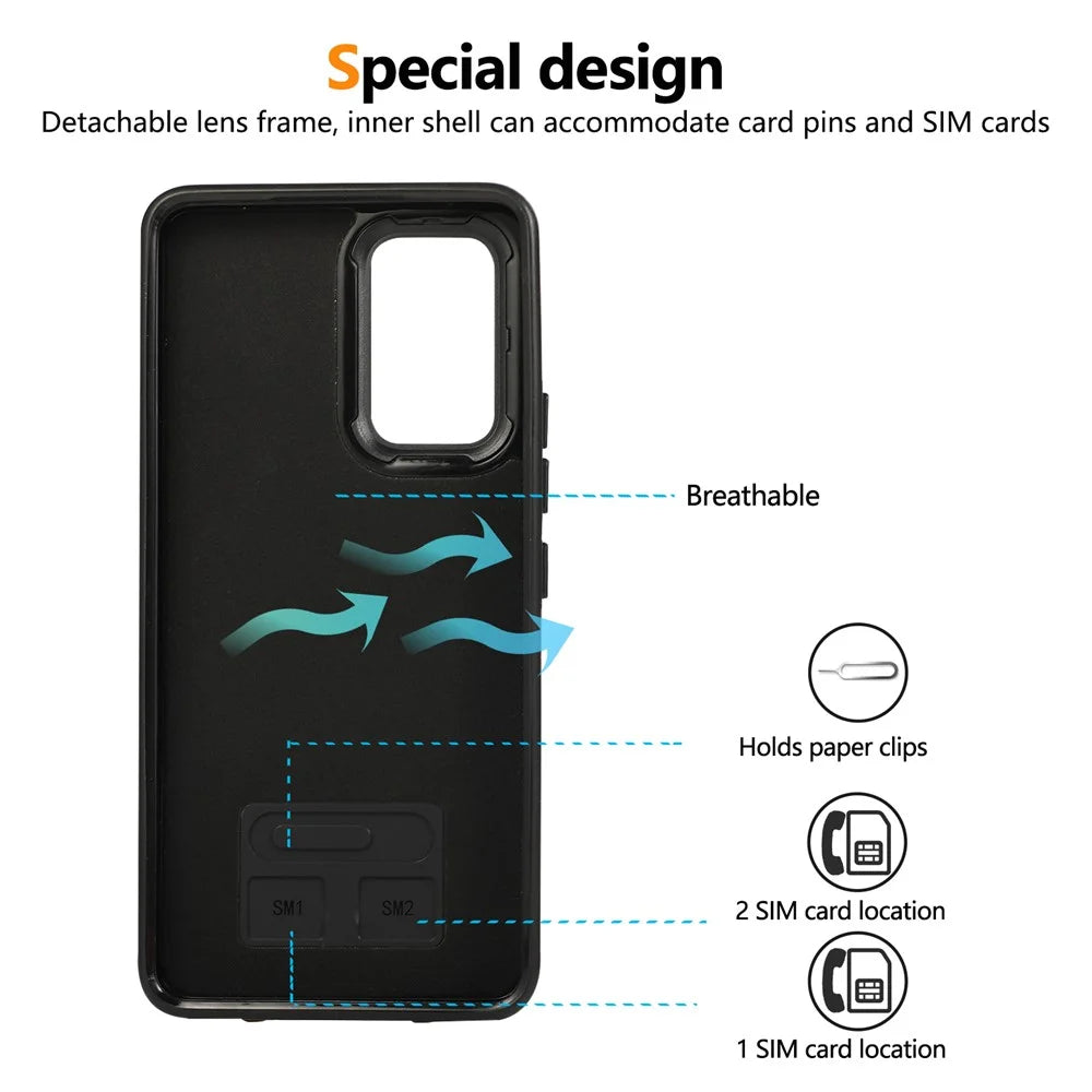 For Samsung Galaxy A53 5G PU Leather Back Case Card Holder Kickstand Phone Cover with Wrist Strap  - Brown - 4