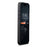 SUTENI M2 For iPhone 16 Magnetic Case Cross Texture Leather Back Cover with Detachable Card Bag - Black - 3
