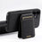 SUTENI M2 For iPhone 16 Plus Magnetic Case Cross Texture Leather Back Cover with Detachable Card Bag - Black - 7