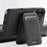 SUTENI M2 For iPhone 16 Plus Magnetic Phone Case Waxy Texture Leather+TPU Cover with Card Bag - Black - 2