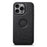 SUTENI G1 For iPhone 16 Pro Max Case Compatible with MagSafe Cross Texture Leather+TPU Phone Cover - Black - 2