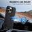 SUTENI G2 For iPhone 16 Pro Magnetic Case Kickstand Litchi Texture Leather+TPU Cover - Black - 7