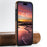 SUTENI G2 For iPhone 16 Pro Magnetic Case Leather Phone Back Cover Waxy Texture Kickstand - Brown - 6
