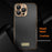 For iPhone 15 Pro Case Carbon Fiber Texture Electroplating Cowhide Leather+TPU Phone Cover - Green - 3