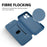 For iPhone 16 Pro Max Case Card Holder Kickstand Liquid Silicone Phone Cover - Sapphire - 6