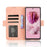 For HMD Skyline Leather Case Phone Wallet Cover with Multiple Card Slots - Pink - 3